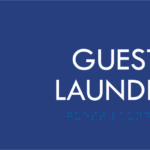 DIS TWO LINE – GUEST LAUNDRY 10.25 X 4.5