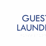 DIS TWO LINE – GUEST LAUNDRY 10.25 X 4.5