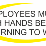 S8 – EMPLOYEES MUST WASH HANDS 9 X 4 INCH