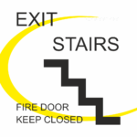 S8 – EXIT STAIRS 12 X 10 INCH