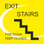 S8 – EXIT STAIRS 12 X 10 INCH