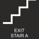 S8 – EXIT STAIRS 7 X 8 INCH