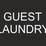 S8 – GUEST LAUNDRY 9 X 4 INCH